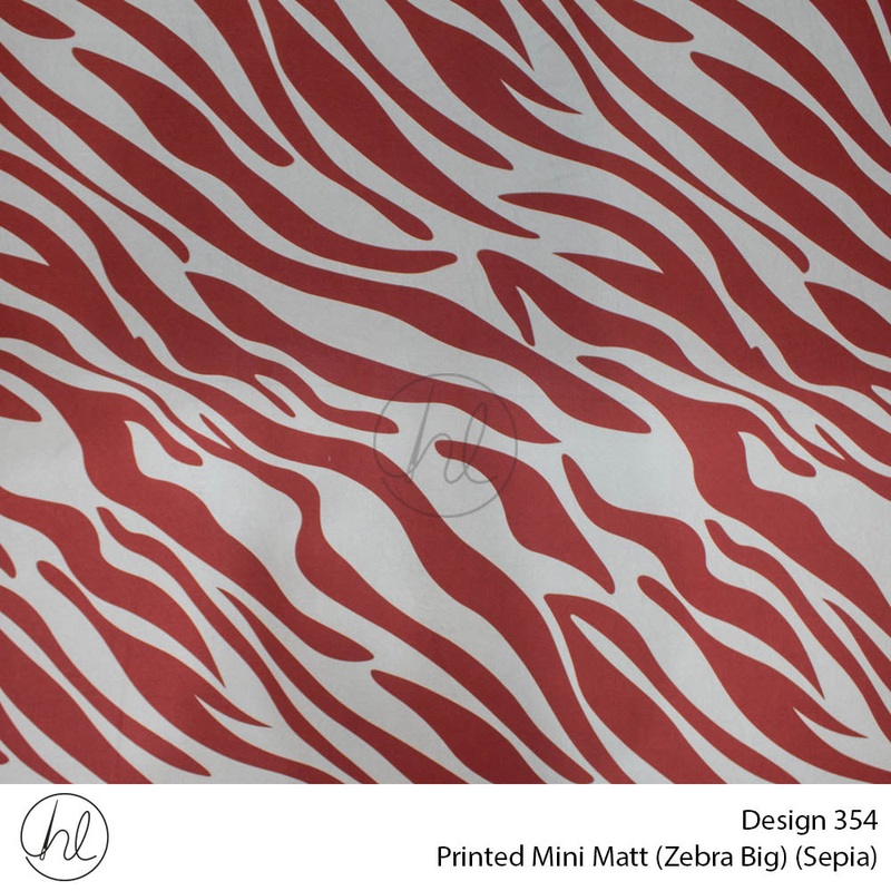 Mini Mat Prt Zebra Big fabric