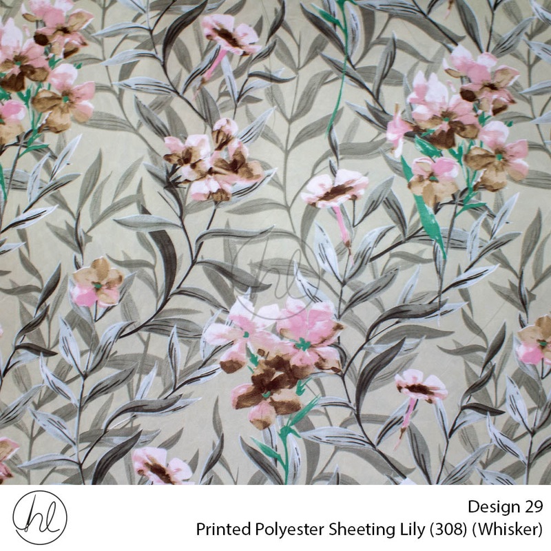 Printed Polyester Sheeting 240cm Sparks Navy Per m