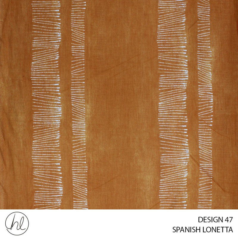 SPANISH LONETTA DESIGN 47 280CM PER M ORANGE
