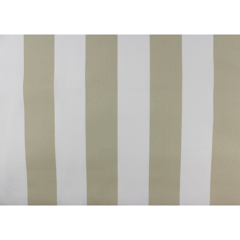 Cabana Stripe Outdoor Fabric in Tan