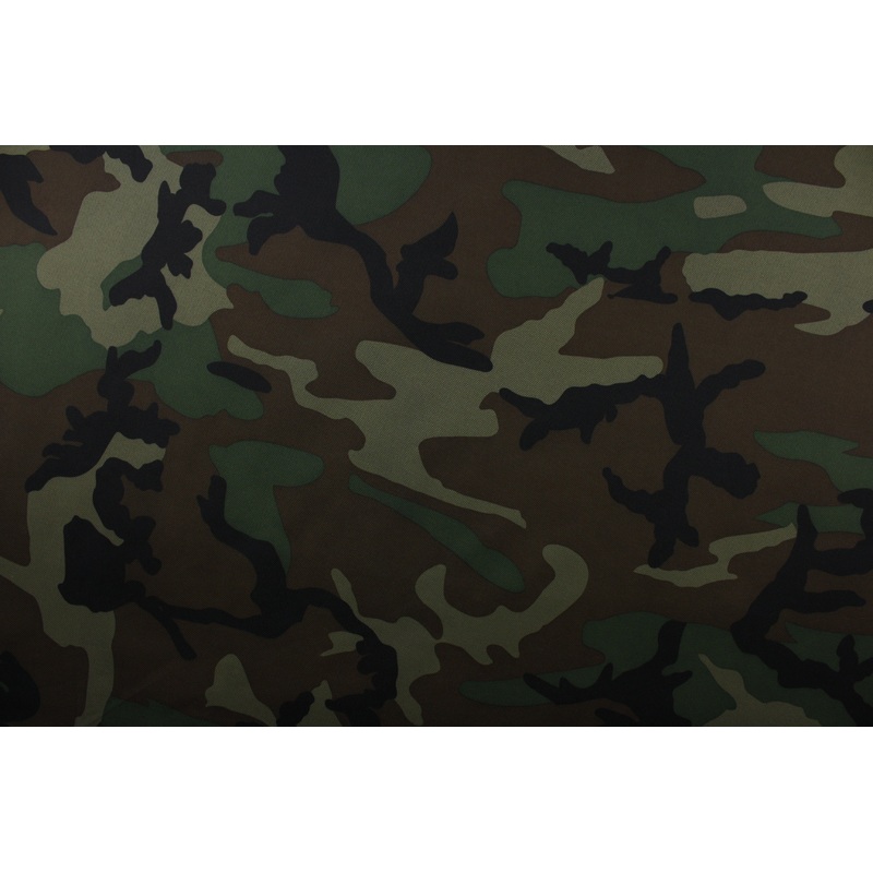 Camouflage in Army Green Waterproof Canvas Fabric