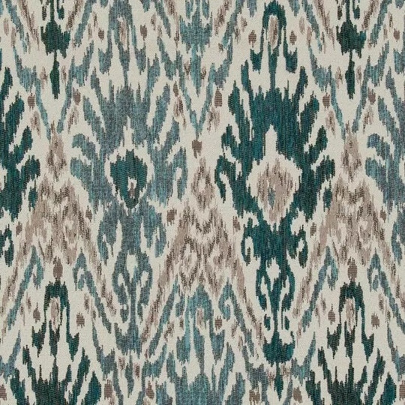 Crypton Home Jakori Chenille Fabric in Indigo by Robert Allen
