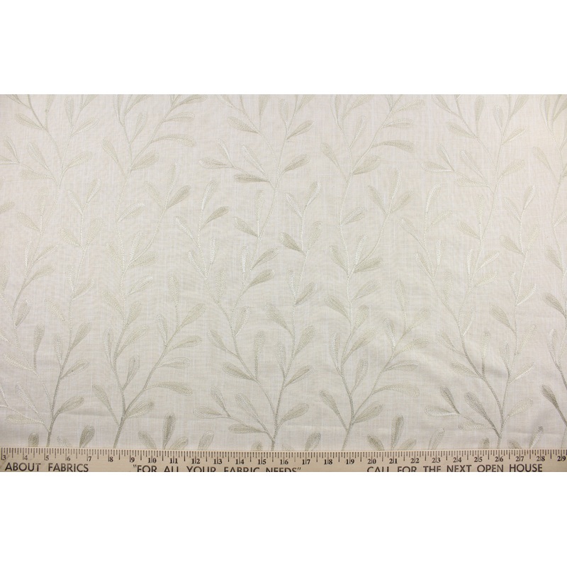 Embroidered Tangle in Straw