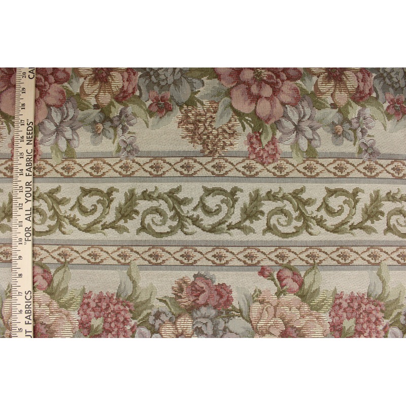 Floral Tapestry Fabric in Spring