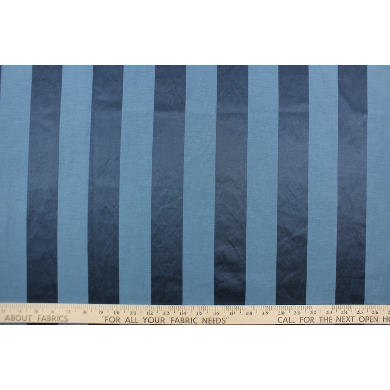 Holbrook Striped Fabric in Eastlake Blue