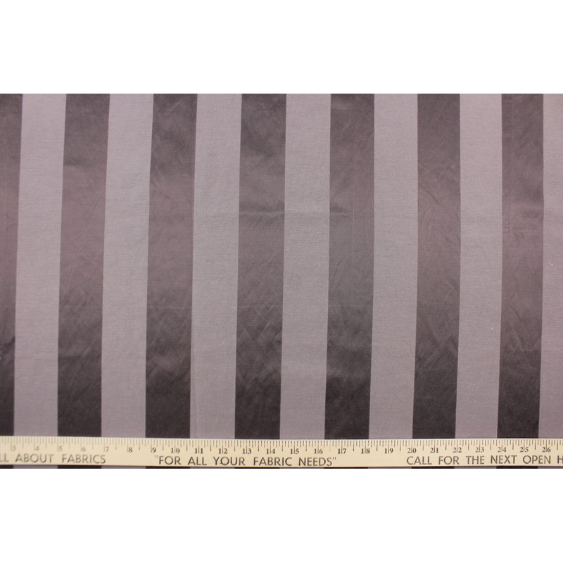 Holbrook Striped Jacquard Fabric in Orchid