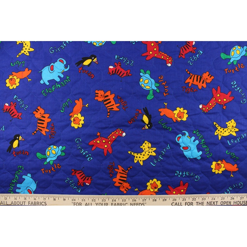 Jungle Babies  Quilting Print