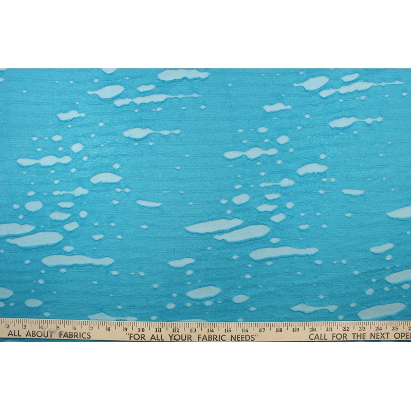 Lycra in Under The Sea Blue Iridescent