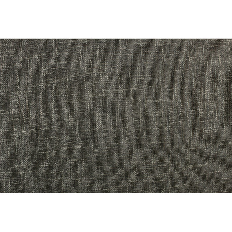 Mock Linen Multipurpose Fabric in Cola Charcoal