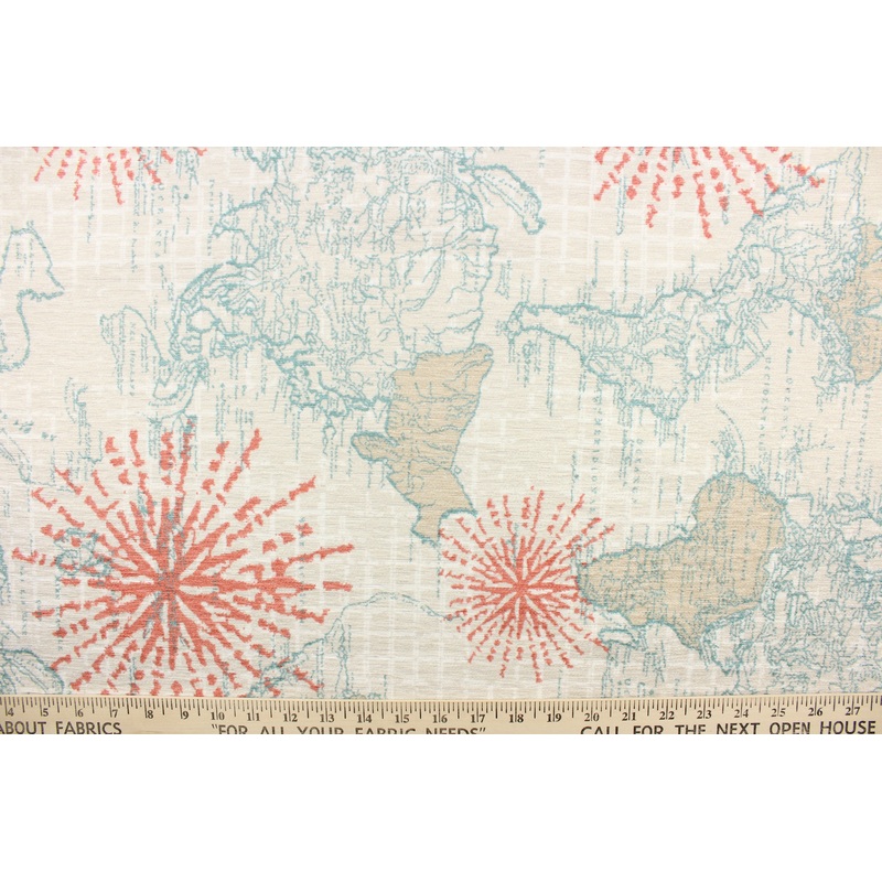 Richloom Cahill in Coral