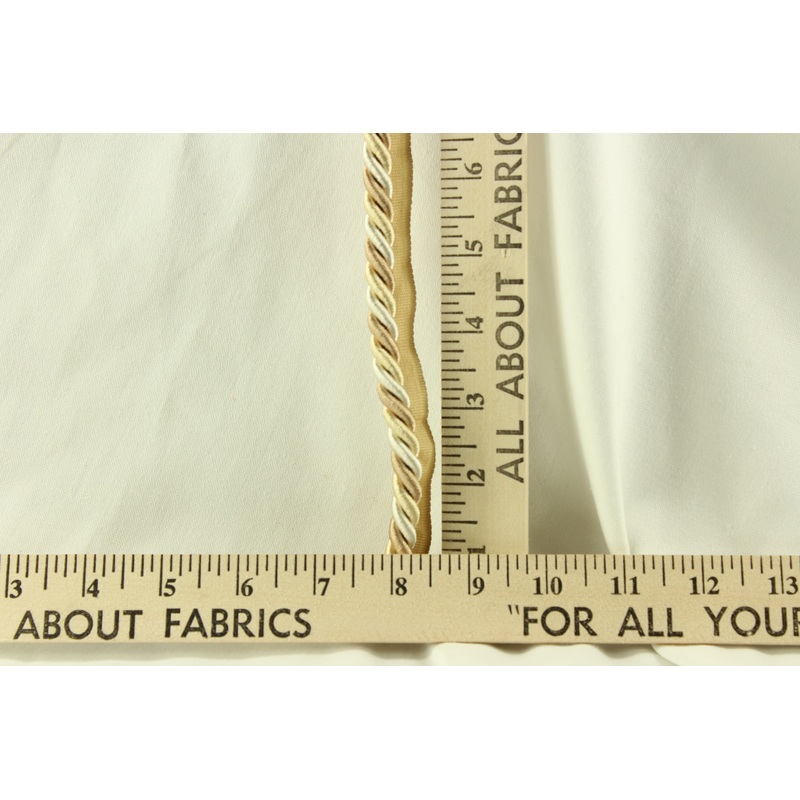 Richloom Twisted Lip Cord Trim - 1/4" in Ashley Avenue Ivory & Gold