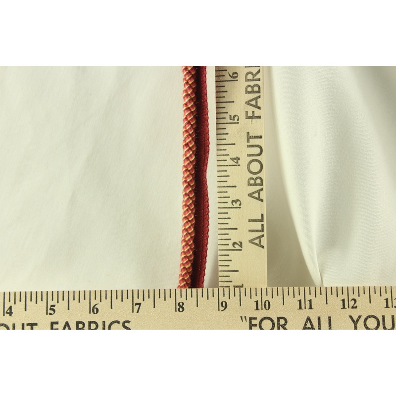 Richloom Twisted Lip Cord Trim - 1/4" in Golden Flame and Garnet