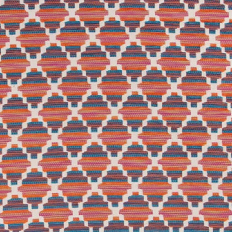 Robert Allen Festive Lights Tapestry Fabric in Tomato 520042