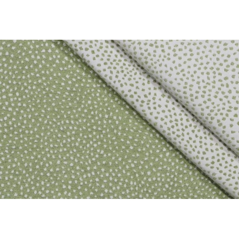 Tempo Galaxy Reversible Woven Chenille Upholstery Fabric in Aloe