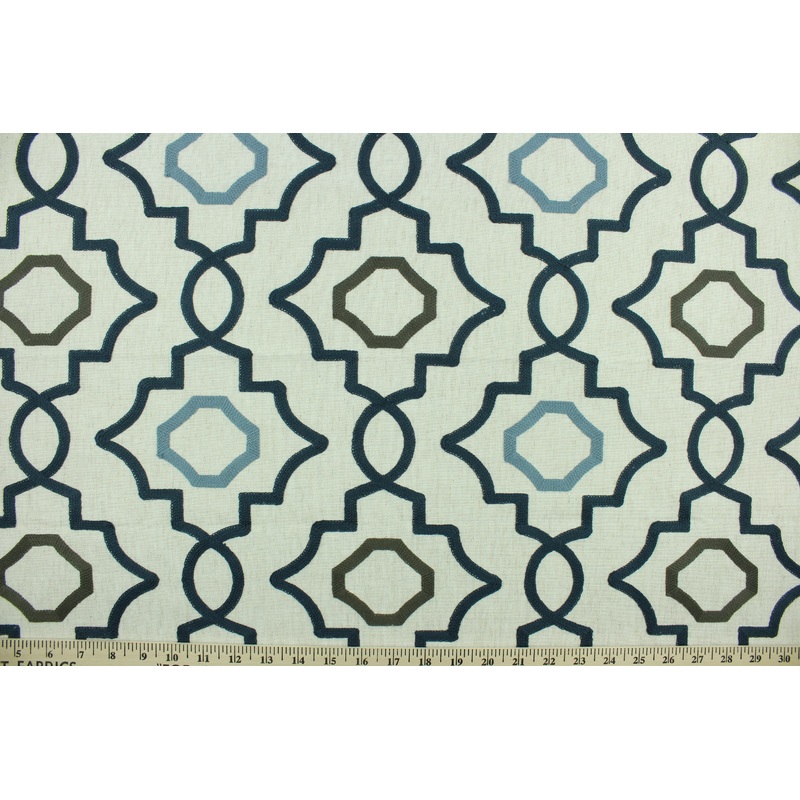 Aiden in Regal Embroidered Home Dcor Fabric