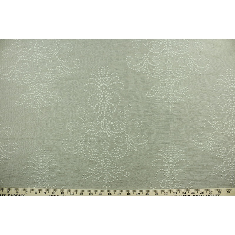 Embroidered Steel Imprints in Gray