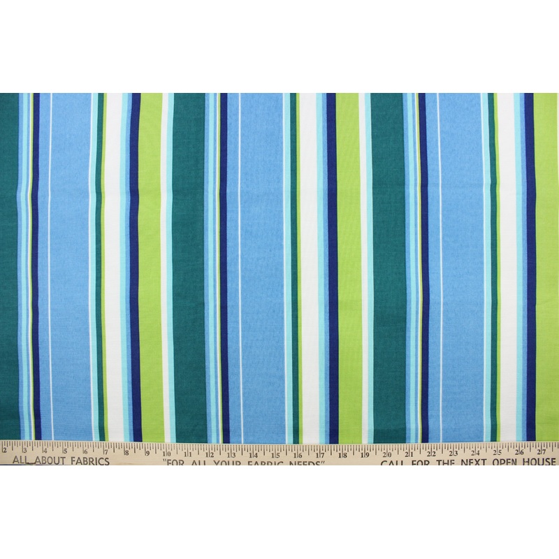 Richloom Solarium Outdoor Covert Stripe in Capri