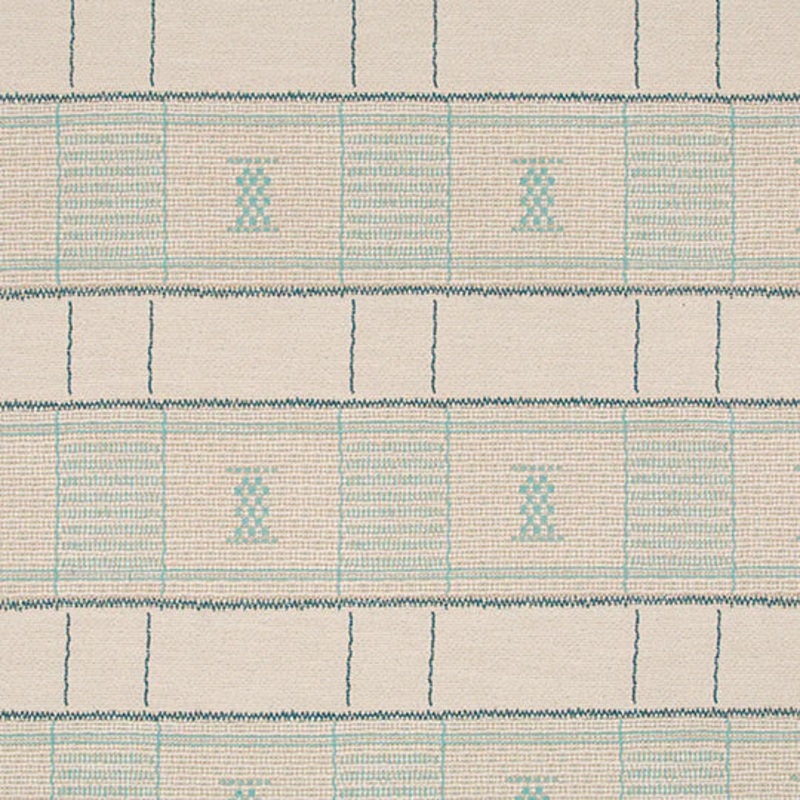 Robert Allen Maya Stelae Fabric in Aqua