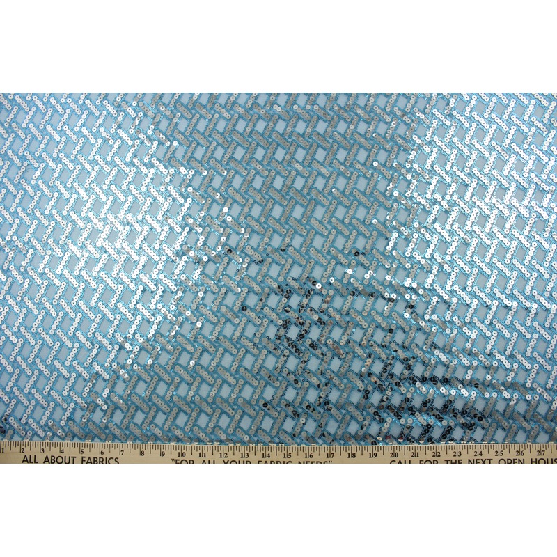 Sequined Sparkle in Blue