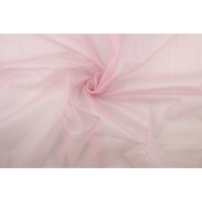 Tulle in Shimmering Salmon Pink