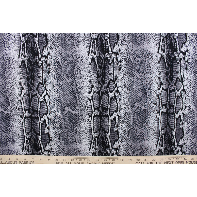 Lycra Snake Gray