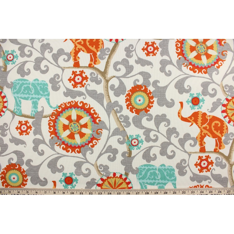 P/K Lifestyles Menagerie  Outdoor Fabric in Cayenne