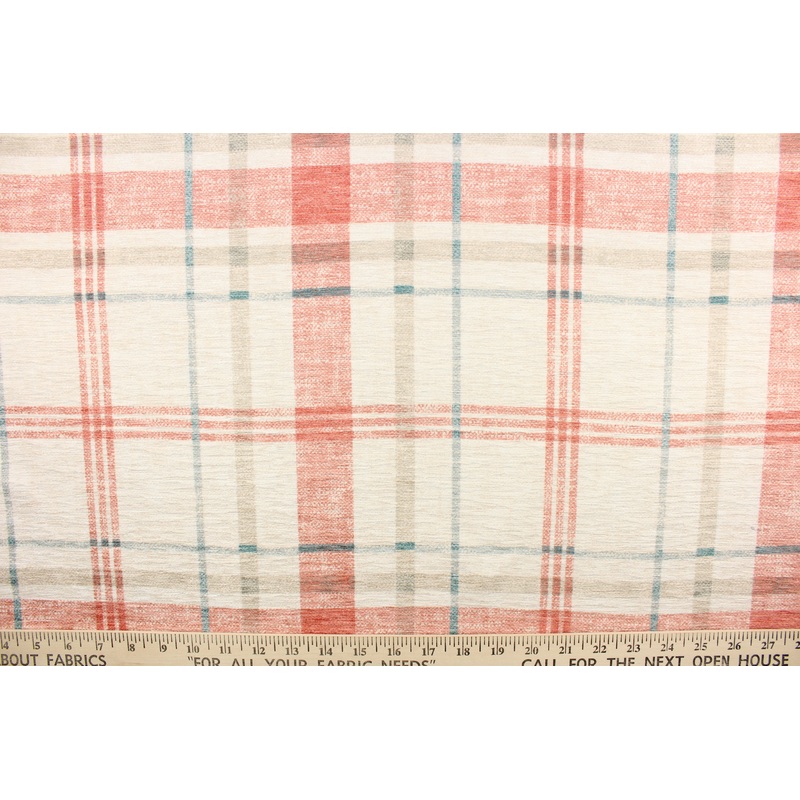 Richloom Lawson Plaid in Coral