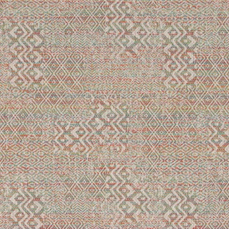 Robert Allen Patchwork Fave Tapestry Fabric in Tomato