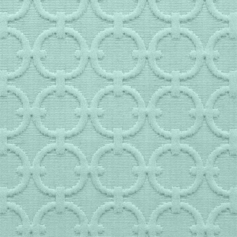 Waverly Full Circle Matelass Fabric in Turquoise