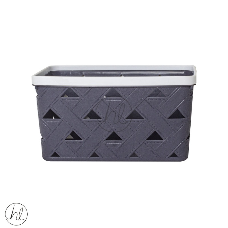 BASKET STORAGE TRIANGLE 550 DARK GREY ABY-4516