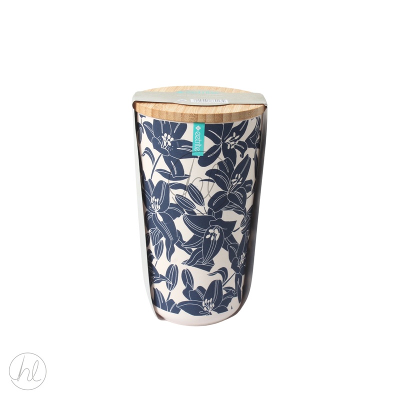 CANISTER BAMBOO FLORAL 900ML CREAM FREE