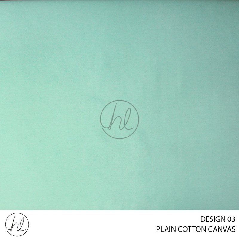 PLAIN COTTON CANVAS DESIGN 03 DUCK EGG 150CM PER M