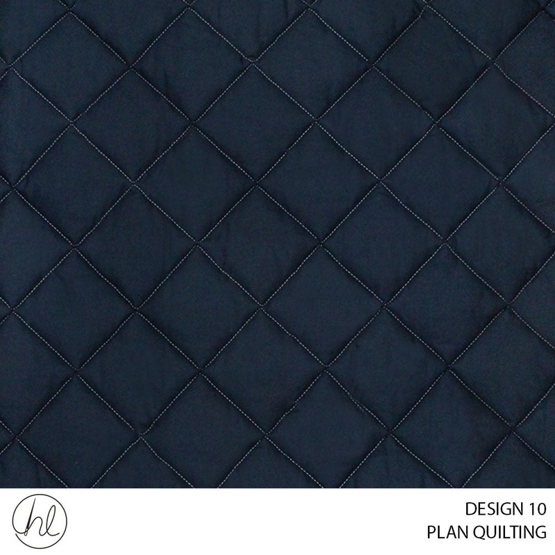PLAIN QUILTING DESIGN 10 NAVY 235CM WIDE PER M