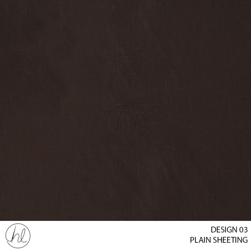 PLAIN SHEETING 796 DESIGN 03 CHOCOLATE 240CM