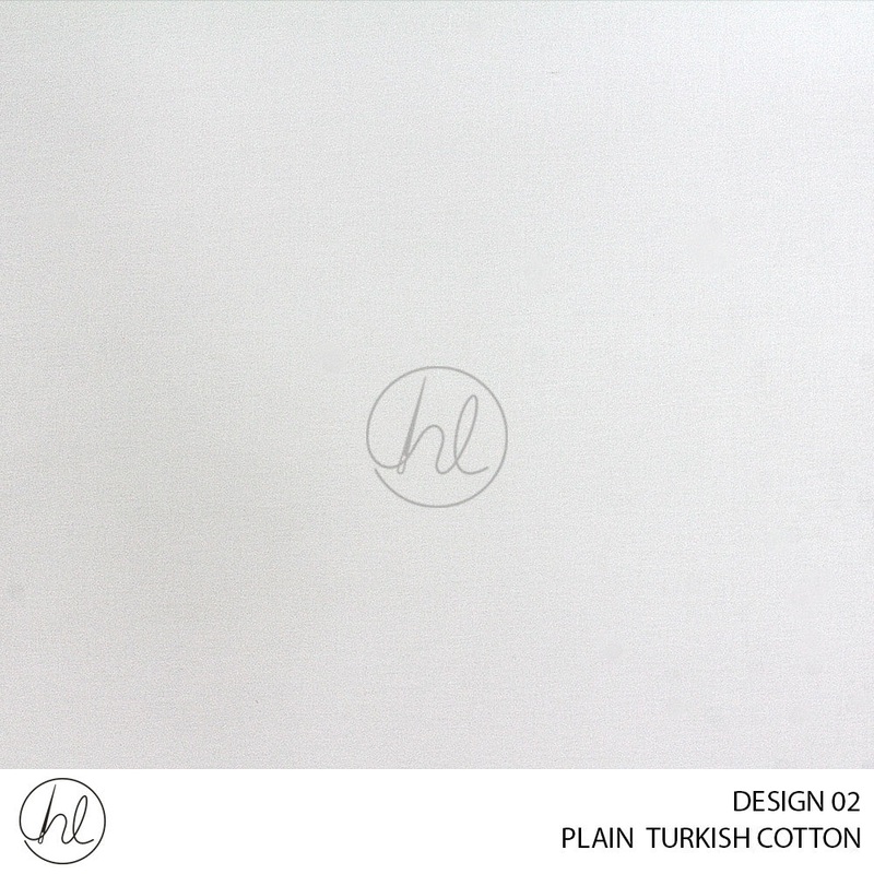 PLAIN TURKISH COTTON DESIGN 02 240CM PER M