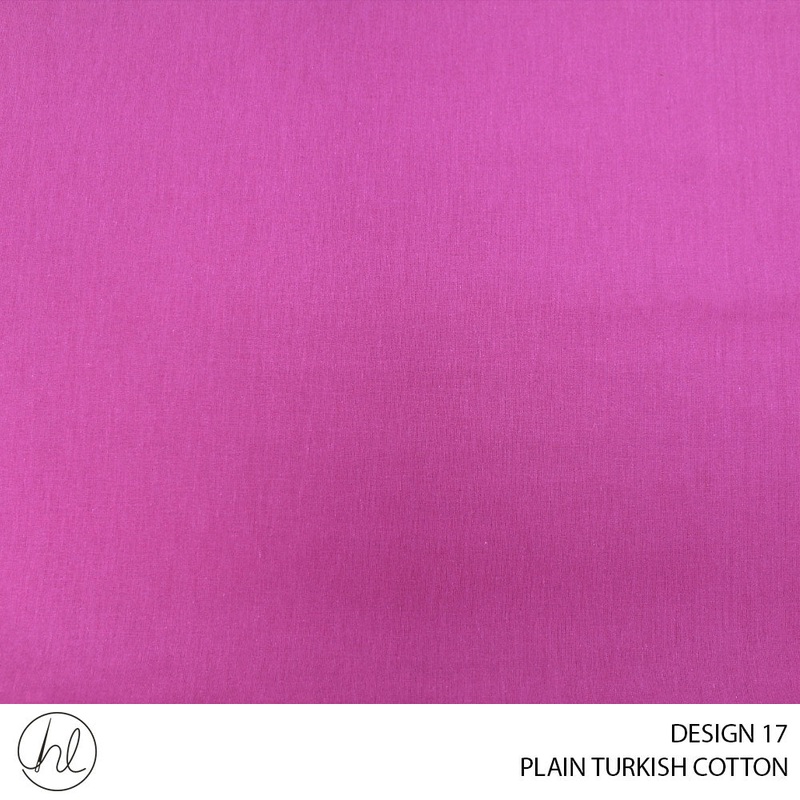 PLAIN TURKISH COTTON DESIGN 17 240CM PER M ROSE PINK