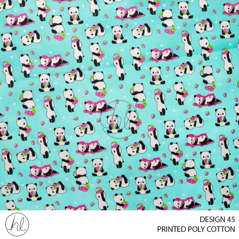Printed Poly Cotton 112cm 55