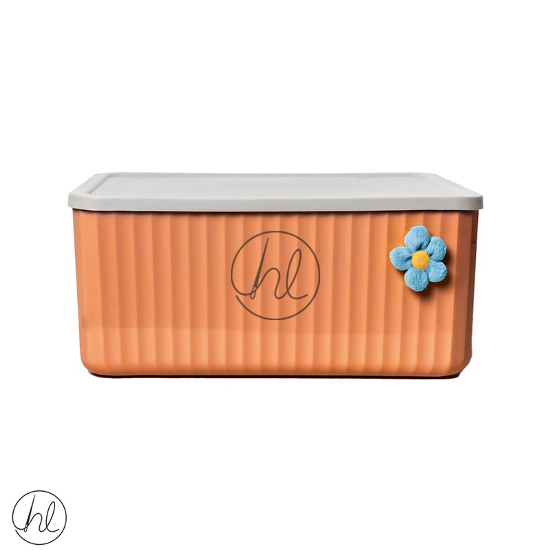 STORAGE BASKET WITH LID ABY-4556 ORANGELARGE