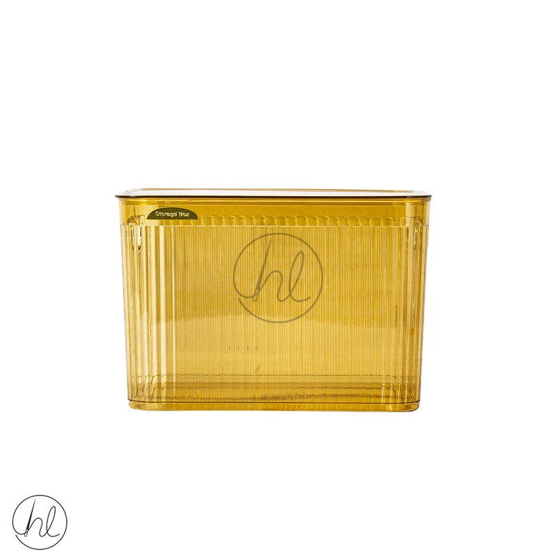 STORAGE BOX WITH HANDLE AND LID 550 ORANGEABY-4813 LRG