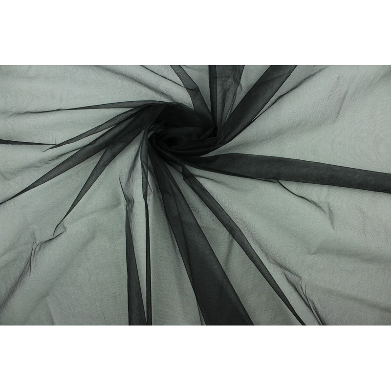 15 Denier Tricot Fabric in Black