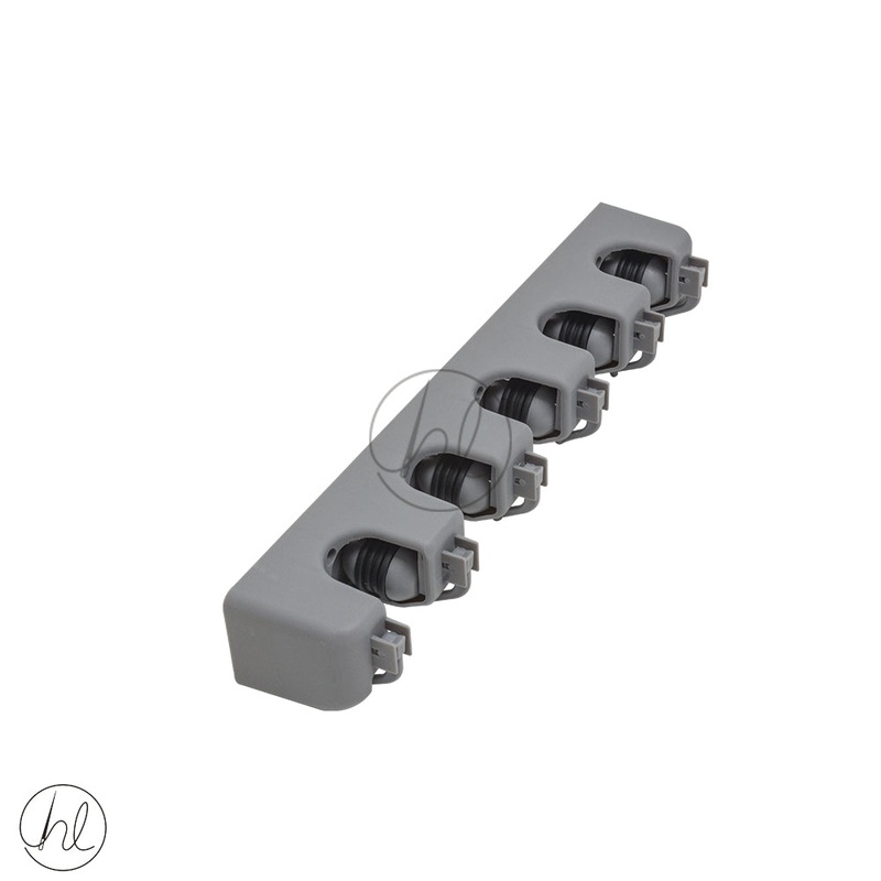 BROOM AND MOP HOLDER- 5 SLOTS