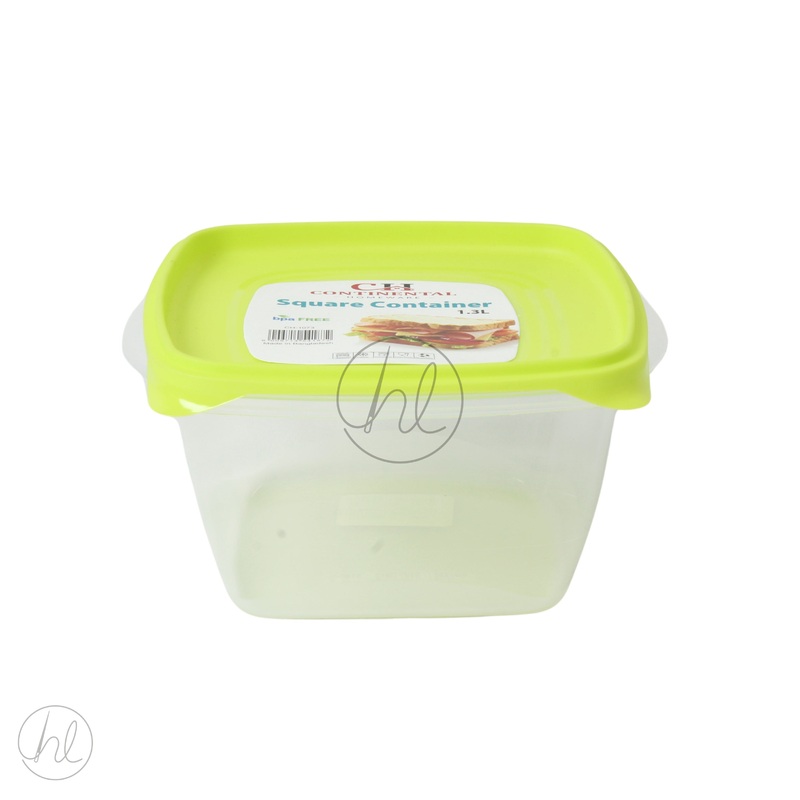 CONTAINER SQUARE 1.3L LIME FREE