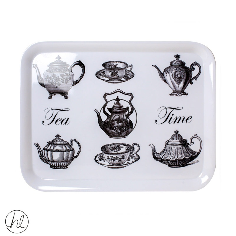 MELAMINE SERVING TRAY 57594 TEA TIME