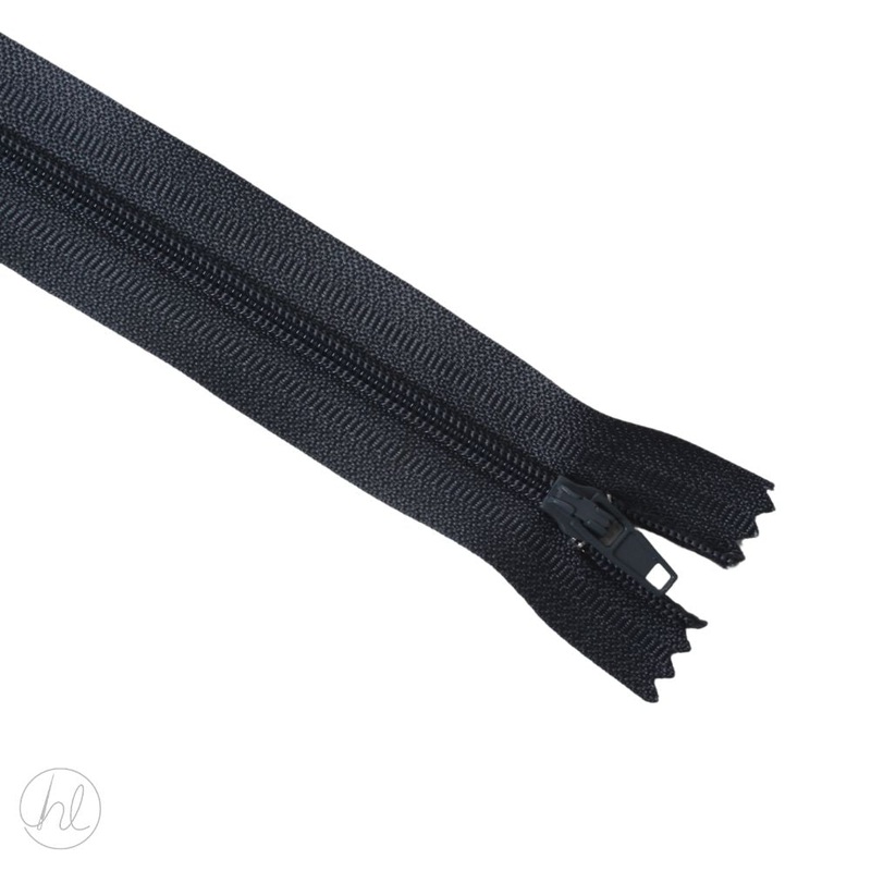 NYLON DRESS ZIPS D/GREY 20CM