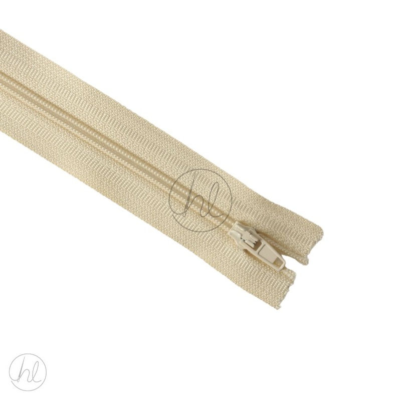 NYLON DRESS ZIPS MAIZE 15CM