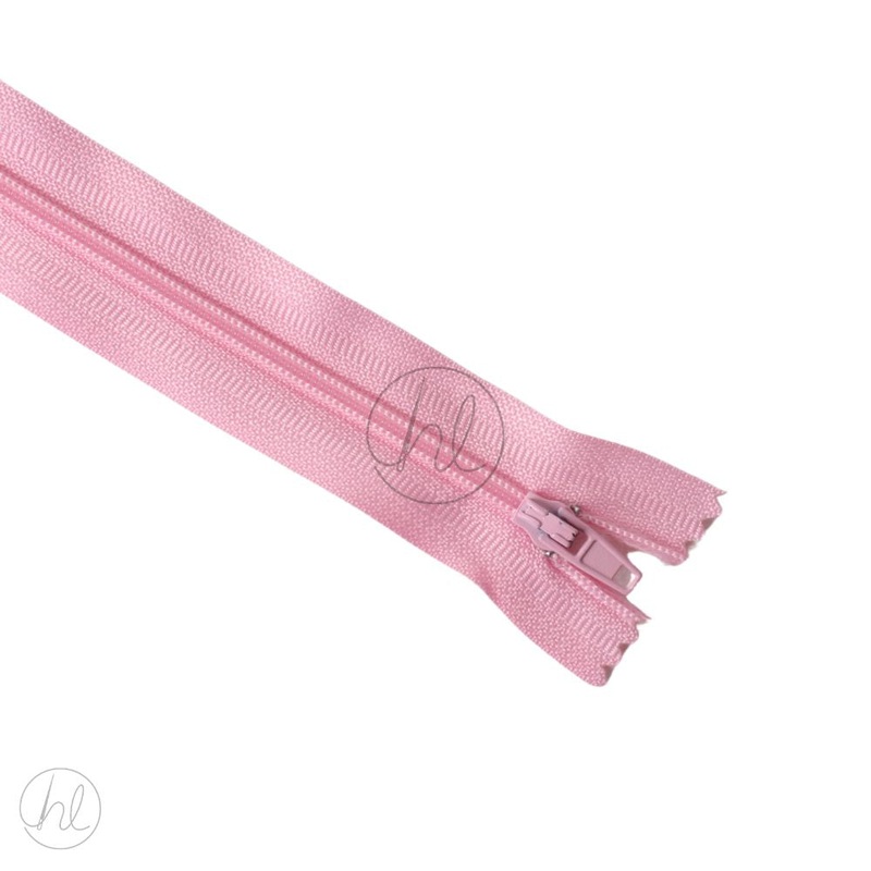 NYLON DRESS ZIPS PINK 25CM
