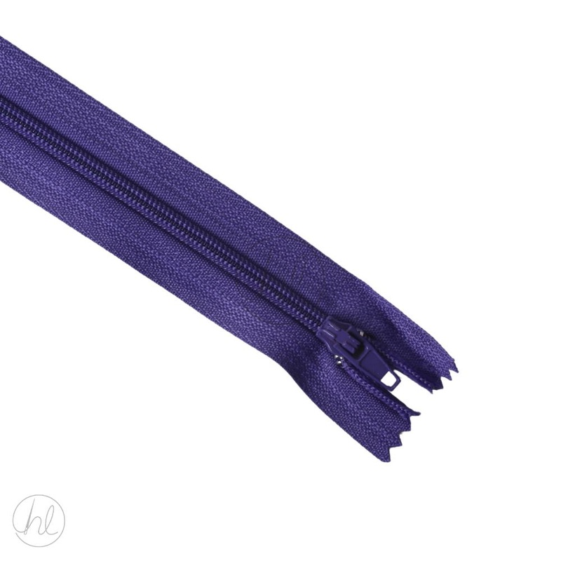 NYLON DRESS ZIPS PURPLE 45CM