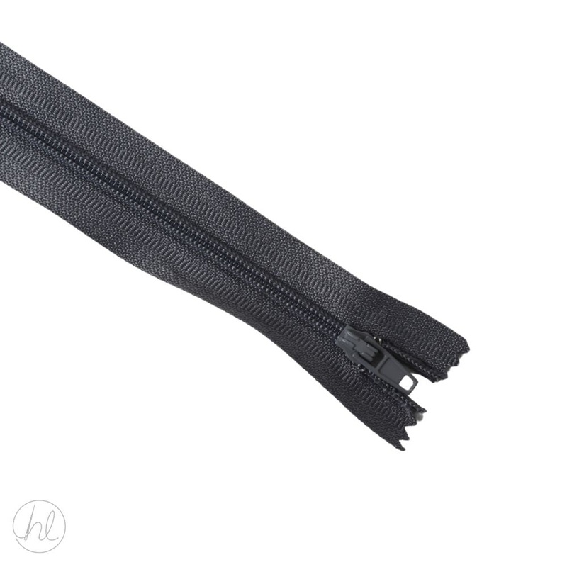 NYLON DRESS ZIPS SCH GREY 15CM