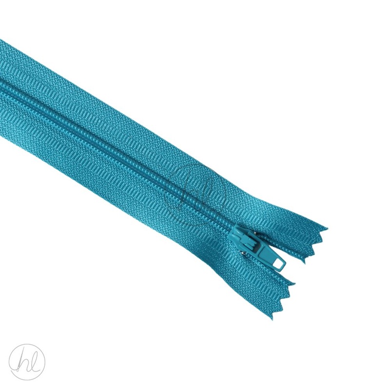 NYLON DRESS ZIPS TEAL 20CM