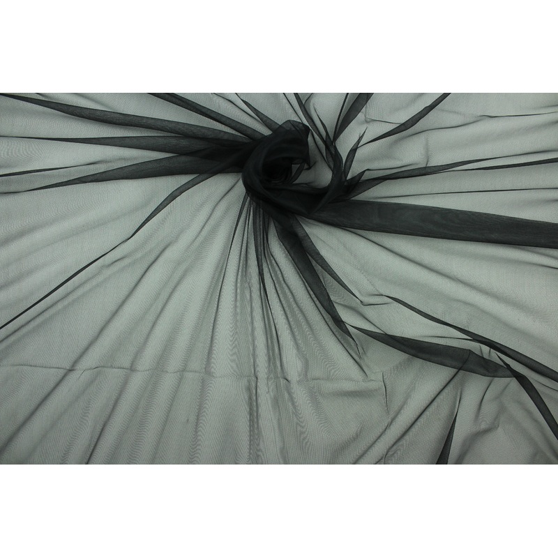 15 Denier Tricot Fabric in Witches Black